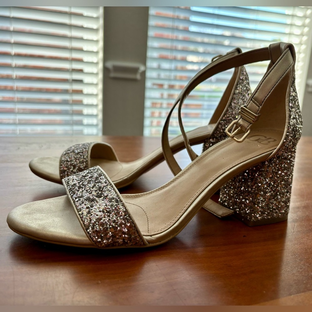 Gianni Bini Sparkle Block Heel